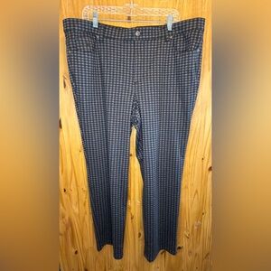 Gloria Vanderbilt Women’s Dark Checkered Pants